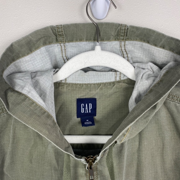 Gap Full Zip Hooded Utility Jacket - Size Medium - Picture 2 of 5